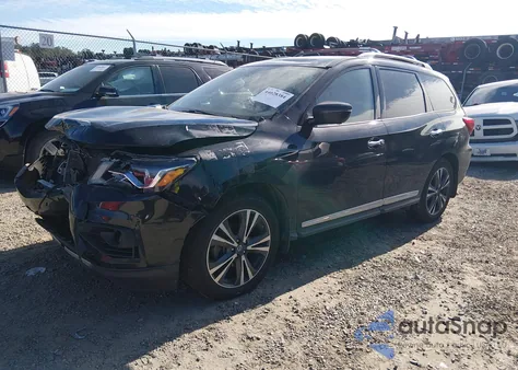 2017 Nissan Pathfinder Platinum from USA, damaged, VIN 5N1DR2MM7HC623833